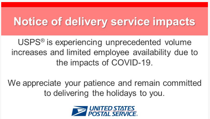 delivery service impacts